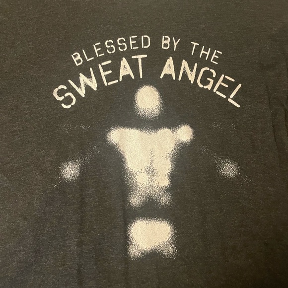Dark gray G2OH “Blessed by the sweat angel” with graphic sweat angel design - Picture 3 of 6